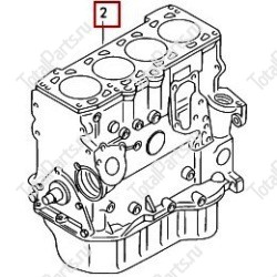 TOTALPARTS 000040779 БЛОК В СБОРЕ ДВИГАТЕЛЯ BEU 1.9 TDI