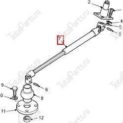 LANSING BAGNALL 000H886001000 ВАЛ РУЛЕВОГО МЕХАНИЗМА