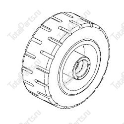 TOTALPARTS 000062014 КОЛЕСО БЕЗБАНДАЖНОЕ