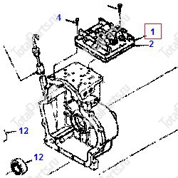 TOTALPARTS 000060375 КРЫШКА-РАСПРЕДЕЛИТЕЛЬ ГДП