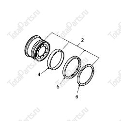 LINDE 0019901522 ДИСК КОЛЕСНЫЙ