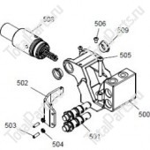 TOTALPARTS 000046864 НАСОС В СБОРЕ