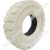 ADVANCE 125/75-8 ШИНА ЦЕЛЬНОЛИТАЯ С БУРТОМ OB503 AD WHITE Easi-Fit