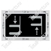 HYSTER 0309733 ЭТИКЕТКА