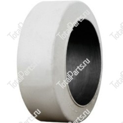 TVH 136TA1300 БАНДАЖНАЯ ШИНА БЕЛАЯ РЕЗИНА ГЛАДКАЯ