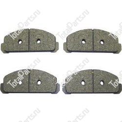 SIZE 108*11*38*5 КОМПЛЕКТ ТОРМОЗНЫХ НАСАДОК