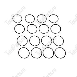 EMC-FORKLIFTPARTS 01880 КОМПЛЕКТ ПОРШНЕВЫХ КОЛЕЦ ДВИГАТЕЛЯ F163 0.04