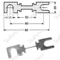 TVH 106TA4925 ПРЕДОХРАНИТЕЛЬ 80AMP