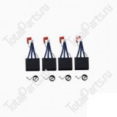 TOTALSOURCE 78638 НАБОР ЭЛЕКТРОЩЕТОК 4ШТ.