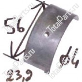 SIZE 56x23.9xD4 ВКЛАДЫШ / ПОДШИПНИК СКОЛЬЖЕНИЯ