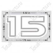 TOTALSOURCE 1228687 НАКЛЕЙКА МОДЕЛЬ 15