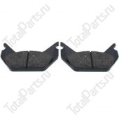 TVH 14170699 КОМПЛЕКТ ТОРМОЗНЫХ КОЛОДОК 2 ШТ.