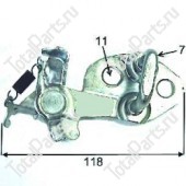 TOYOTA 6943010070 ЗАМОК КАПОТА