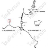TCM 218G542601 ТРУБКА ТОРМОЗНАЯ ПРАВАЯ
