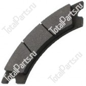 SIZE 214x16x76x6xNO ТОРОМОЗНАЯ КОЛОДКА