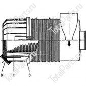 JUNGHEINRICH (AMEISE) 52005072 ФИЛЬТР ВОЗДУШНЫЙ В СБОРЕ