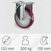 TENTE 3478TAN125P62	 НЕ ПОВОРОТНЫЙ РОЛИК