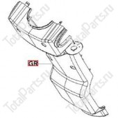 TOYOTA 452822661071 КОЖУХ РУЛЕВОЙ КОЛОНКИ 8FD15 НИЖНИЙ