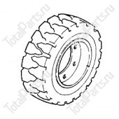 JUNGHEINRICH (AMEISE) DFG 320 КОЛЕСО ПЕРЕДНЕЕ В СБОРЕ НА ПОГРУЗЧИК
