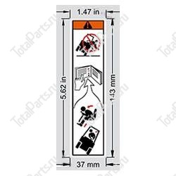 HYSTER 1335143 НАКЛЕЙКА
