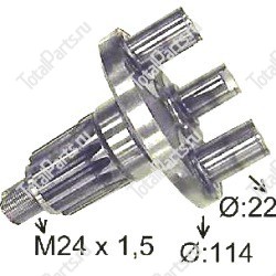 TVH 14526111 ПОЛУОСЬ, ПЕРЕДНИЙ МОСТ