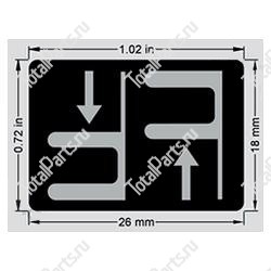 EPW 1DC99993 НАКЛЕЙКА