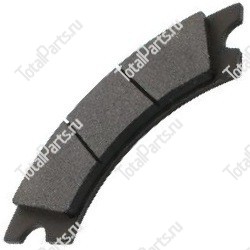 SIZE 214x16x76x6xNO ТОРОМОЗНАЯ КОЛОДКА