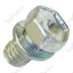 SIZE M8x12 БОЛТ С ШЕСТИГРАННОЙ ГОЛОВКОЙ