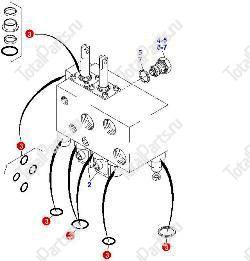 STILL 163776 КОМПЛЕКТ САЛЬНИКОВ ГИДРАВЛИКИ