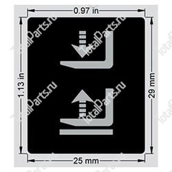 HYSTER 1301411 НАКЛЕЙКА