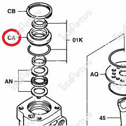 TOYOTA 455293177071 ЭЛЕМЕНТ КЛАПАНА