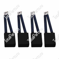 TOTALSOURCE 78666 НАБОР ЭЛЕКТРОЩЕТОК 4ШТ.