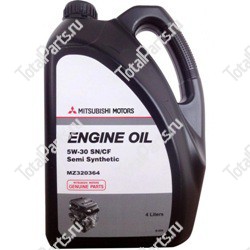 MITSUBISHI MZ320364 ENGINE OIL API SN 5W-30 4L
