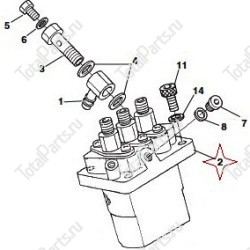 KUBOTA 1603251013 ДИЗЕЛЬНЫЙ ТНВД D-1105