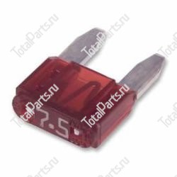 SIZE 10.9x3.7x16.1x3.7x2. ПРЕДОХРАНИТЕЛЬ 7.5A