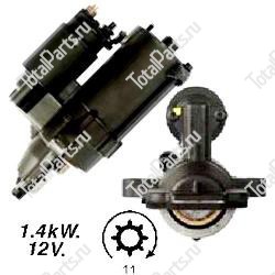 KEY NUMBER 439928 СТАРТЕР 12V 1.4kW ALANKO