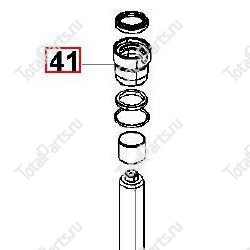 TOYOTA 651411662071 ВВОРАЧИВАЮЩАЯСЯ КРЫШКА ЦИЛИНДРА ПОДЪЕМА