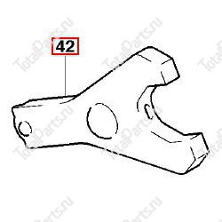 KEY NUMBER 95321 ВИЛКА СЦЕПЛЕНИЯ