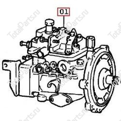 TOYOTA 221007821271 ДИЗЕЛЬНЫЙ ТНВД 1DZ