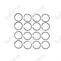 HYSTER 3051755 КОМПЛЕКТ ПОРШНЕВЫХ КОЛЕЦ ДВИГАТЕЛЯ F163 STD