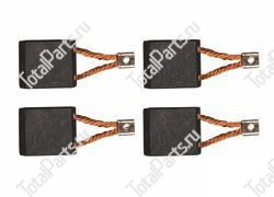 TOTALSOURCE 78656 НАБОР ЭЛЕКТРОЩЕТОК 4ШТ.