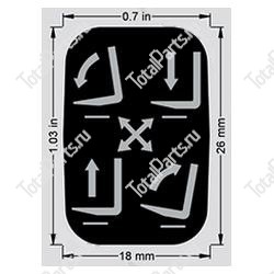 NISSAN 97831FK100 НАКЛЕЙКА