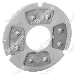 INTRUPA BP1706 ТОРМОЗНОЙ ДИСК (КОЛОДКИ) В СБОРЕ