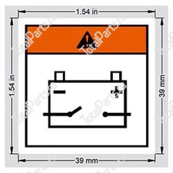 YALE 580031629 НАКЛЕЙКА