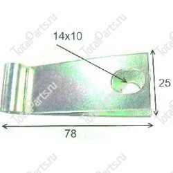 TOYOTA 631643288071 ХОМУТ ШЛАНГА С РЕЗИНОВОЙ ПРОКЛАДКОЙ