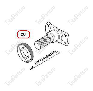TOYOTA 411292380171 ПЫЛЬНИК КАРДАННОГО ВАЛА