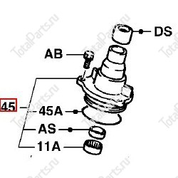 TOYOTA 457032360071 КРЫШКА РУЛЕВОГО РЕДУКТОРА