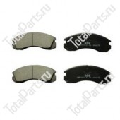 HALLA 8DB355016591 КОМПЛЕКТ ТОРМОЗНЫХ КОЛОДОК