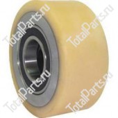 SIZE 125x50x100x68x15x600 КОЛЕСО | STANDARD ROLLER WITH BEARING
