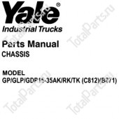 YALE GDP18AK КАТАЛОГ ЗАПЧАСТЕЙ ДЛЯ ПОГРУЗЧИКА СЕРИИ C812